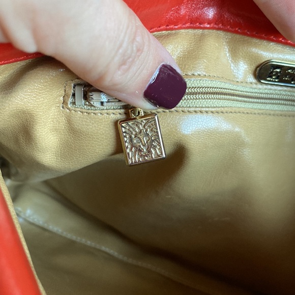 Vintage Anne Klein Orange Shoulder Bag/Clutch 🍊 - Picture 4 of 7